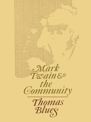 cover image of Mark Twain and the Community